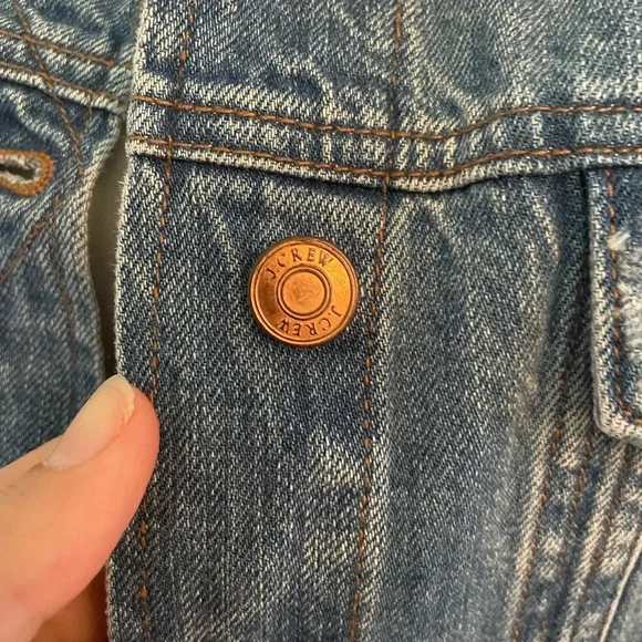 NWOT J. Crew Jean denim jacket sz XL - Picture 5 of 8